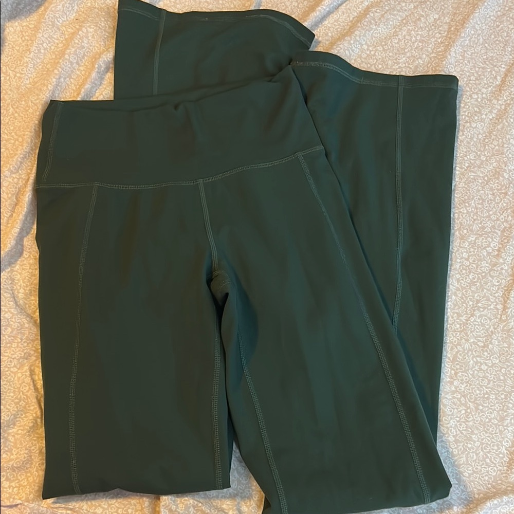 Dark Green Yoga Pants
